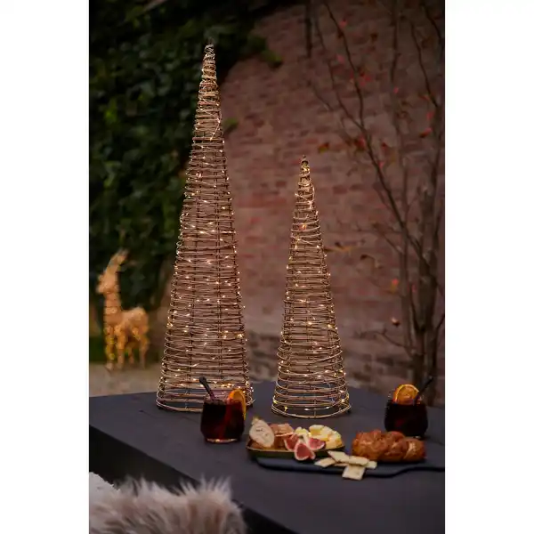 Bild 3 von Weihnachtsfigur, Rentier, 360 Lichter, warmweiß