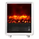 Bild 1 von BALDERIA Elektrokamin weiß George 1000/2000 Watt 37,5 x 17,5 cm