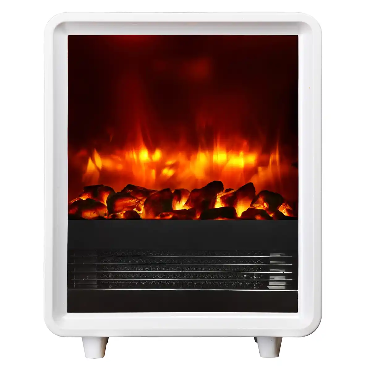 Bild 1 von BALDERIA Elektrokamin weiß George 1000/2000 Watt 37,5 x 17,5 cm
