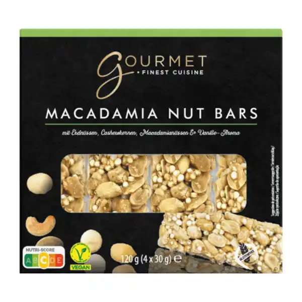 Bild 3 von GOURMET FINEST CUISINE Nussriegel 120g