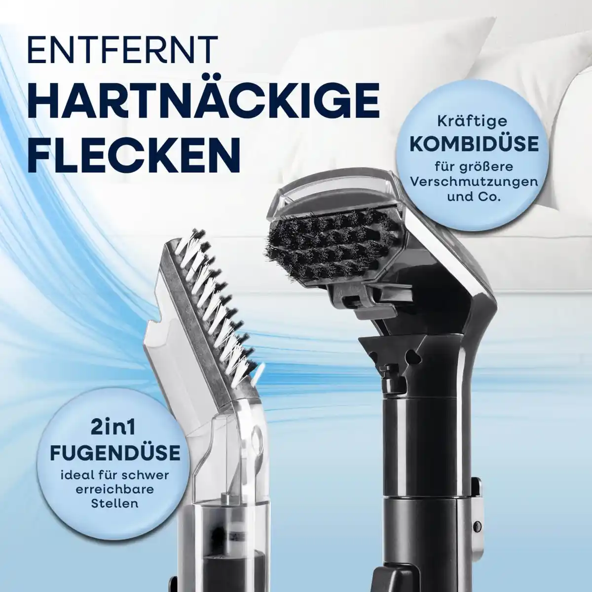 Bild 4 von CLEAN MAXX Polster-Reiniger »PRO«, 400 W, inkl. Zubehör, schwarz/rot