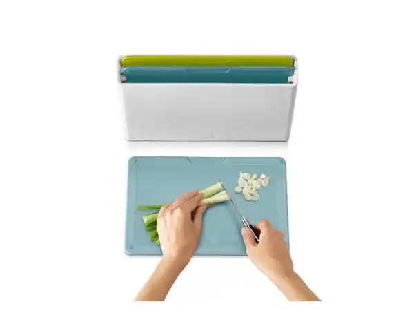 Bild 2 von Joseph Joseph Duo 3-teiliges Schneidebrett-Set mit Aufbewahrungsständer