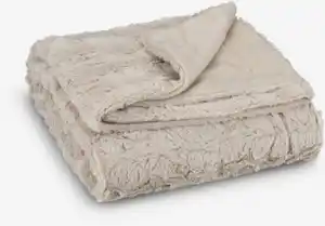 Kuscheldecke MYGGBLOM 130x170 beige