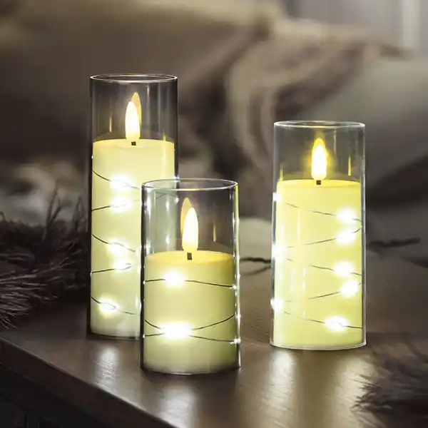 Bild 1 von I-Glow LED-3D-Kerze "Collar"