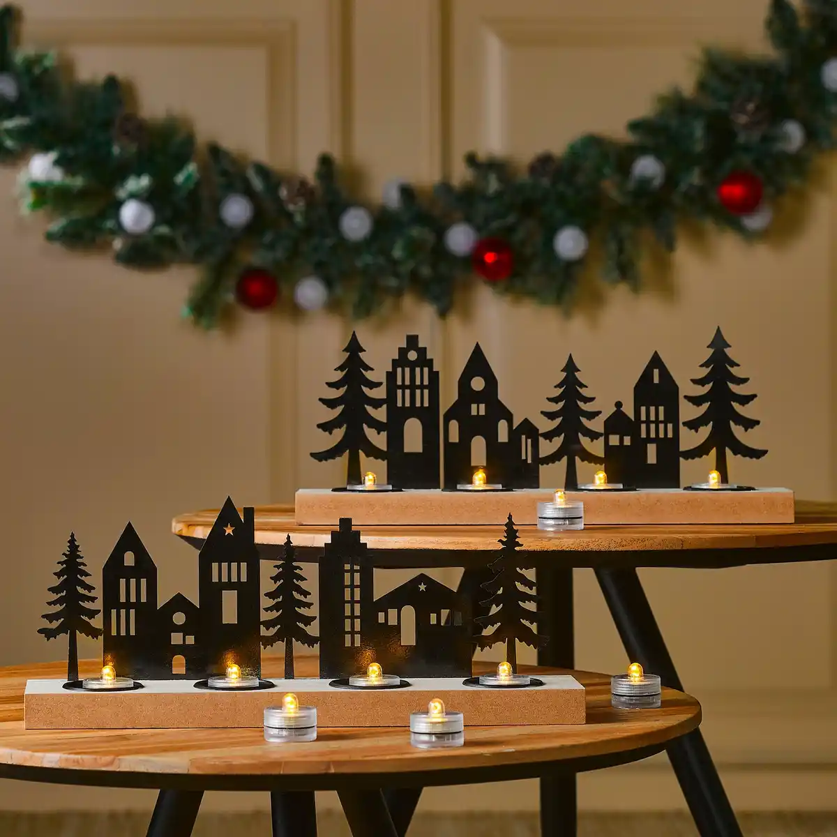 Bild 2 von Luca Lighting Teelichter, 12 Stück, ØxH 3 x 2,5 cm, batteriebetrieben