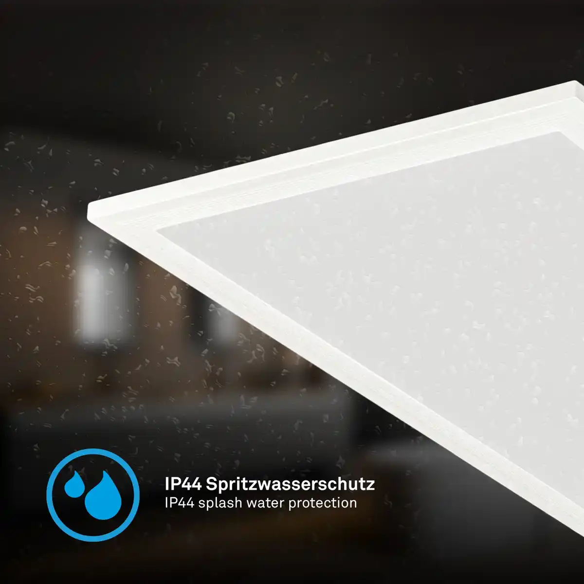 Bild 4 von BRILONER LED-Panel »Simple«, 22 W, 2300 lm, 4000 K, HxLxB: 6 x 100 x 25 cm, weiß