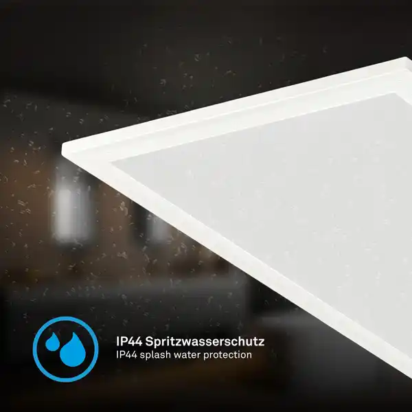 Bild 4 von BRILONER LED-Panel »Simple«, 22 W, 2300 lm, 4000 K, HxLxB: 6 x 100 x 25 cm, weiß