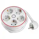 Bild 1 von Powertec Electric 5-fach Tisch-Steckdose "Geometrische Form"