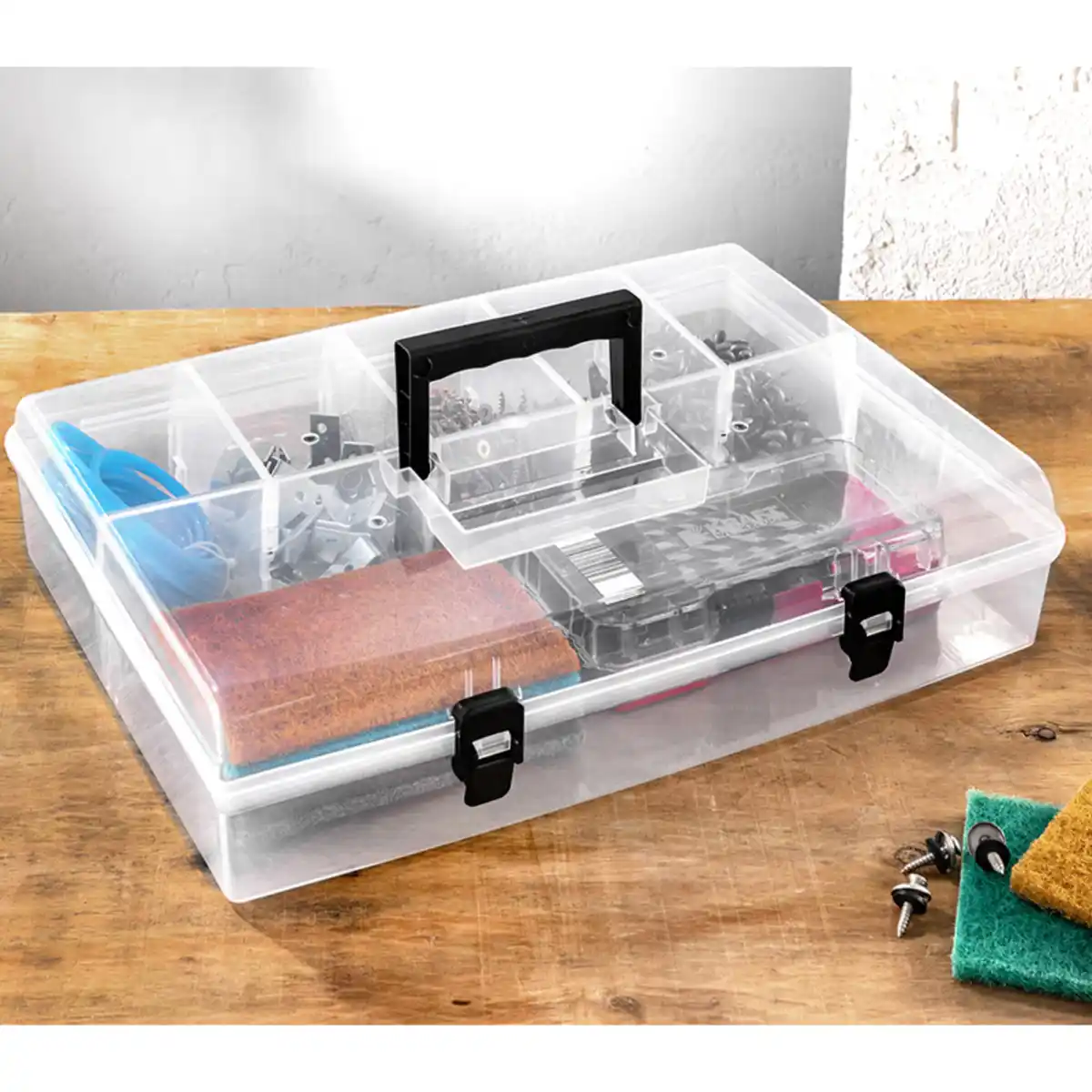 Bild 1 von Kraft Werkzeuge Transparente Sortierbox