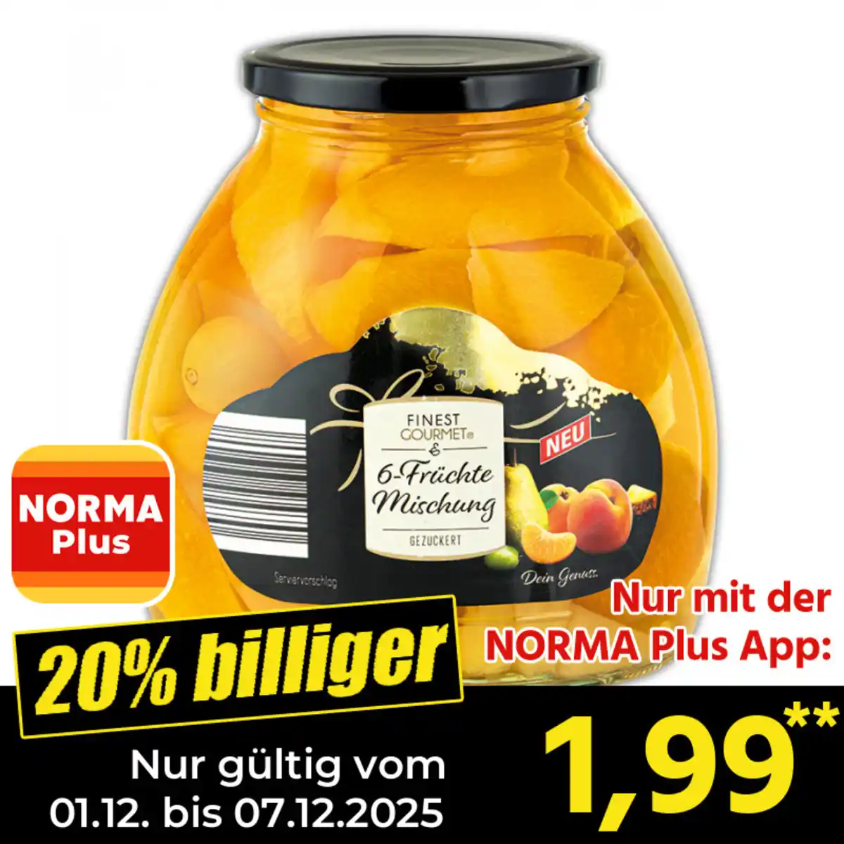 Bild 1 von Finest Gourmet 6-Früchte Mischung