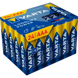 VARTA Batterien »LONGLIFE Power«, AAA, Cube 24 Stück