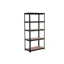 Bild 1 von toom Schwerlastregal schwarz 90 x 180 x 45 cm 5 Böden à 280 kg