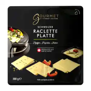 GOURMET FINEST CUISINE Schweizer Raclette-Platte 300g