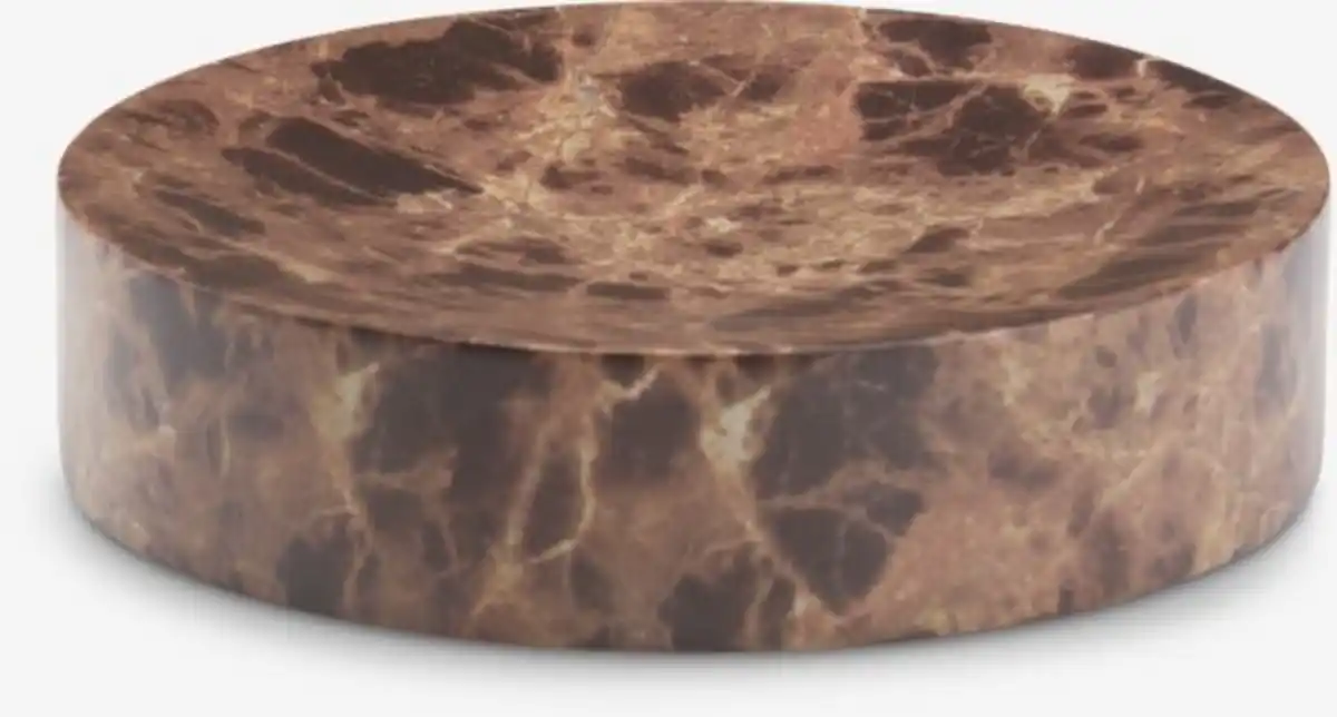 Bild 1 von Schmuckschale MAKARYD Ø10xH2cm Marmoreffekt Braun