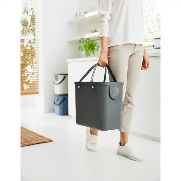 Bild 2 von Mülleimer »Albula«, Schwingdeckel, 25 l, Kunststoff (PP)