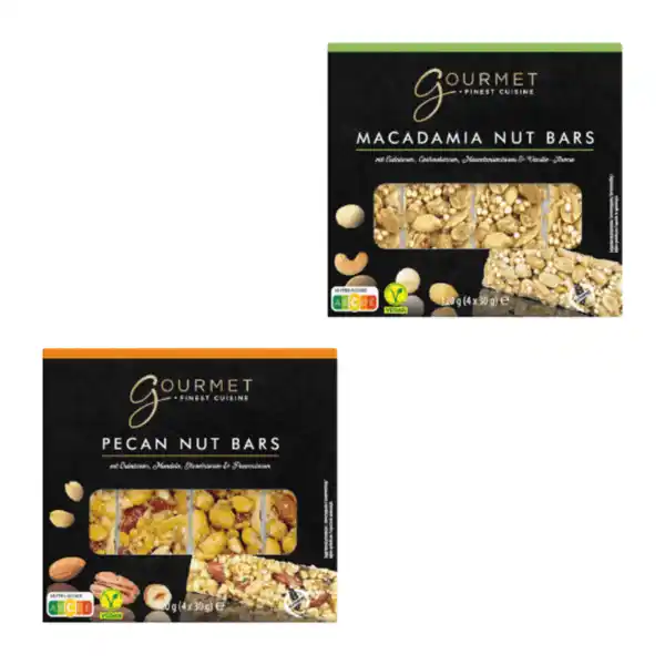 Bild 1 von GOURMET FINEST CUISINE Nussriegel 120g