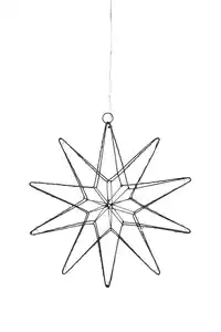 Markslöjd LED Hängestern Gleam Eisen Ø 30 cm schwarz