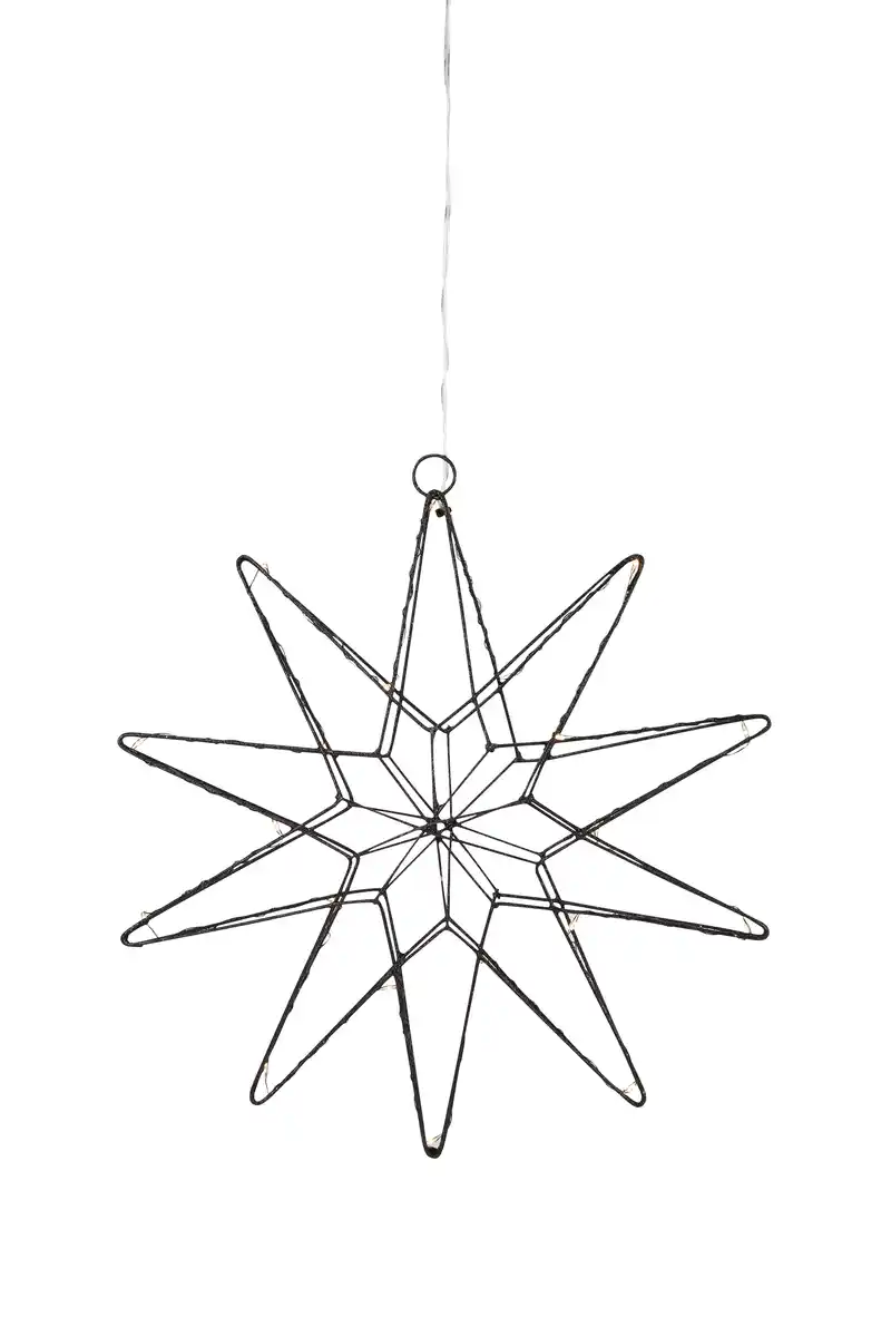 Bild 1 von Markslöjd LED Hängestern Gleam Eisen Ø 30 cm schwarz