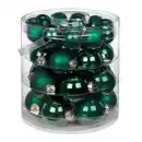 Bild 1 von Weihnachtskugeln, 4,5 - 6 cm, 36-tlg., Klassisch grün