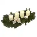 Bild 1 von Adventsgesteck Nordmann weiß