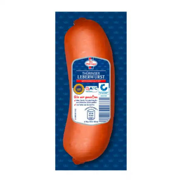 Bild 2 von DIE THÜRINGER Thüringer Leber- / Rotwurst 250g