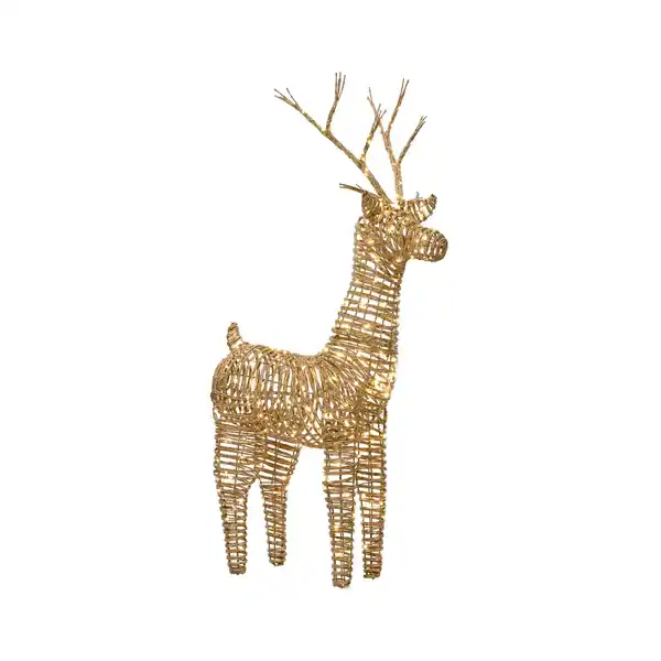 Bild 4 von Weihnachtsfigur, Rentier, 360 Lichter, warmweiß