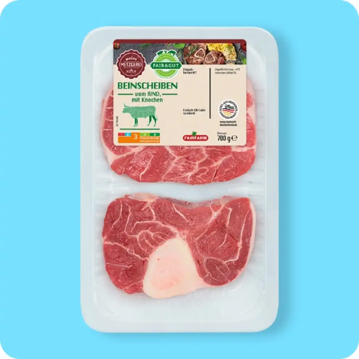 Bild 1 von FAIR & GUT Beinscheiben⁶, Vom Rind