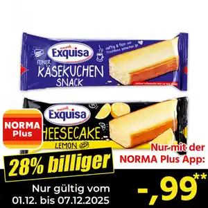 Exquisa Käsekuchen Snack