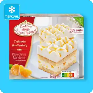 CONDITOREI COPPENRATH & WIESE Cafeteria fein & sahnig, Käse-Sahne-Mandarine