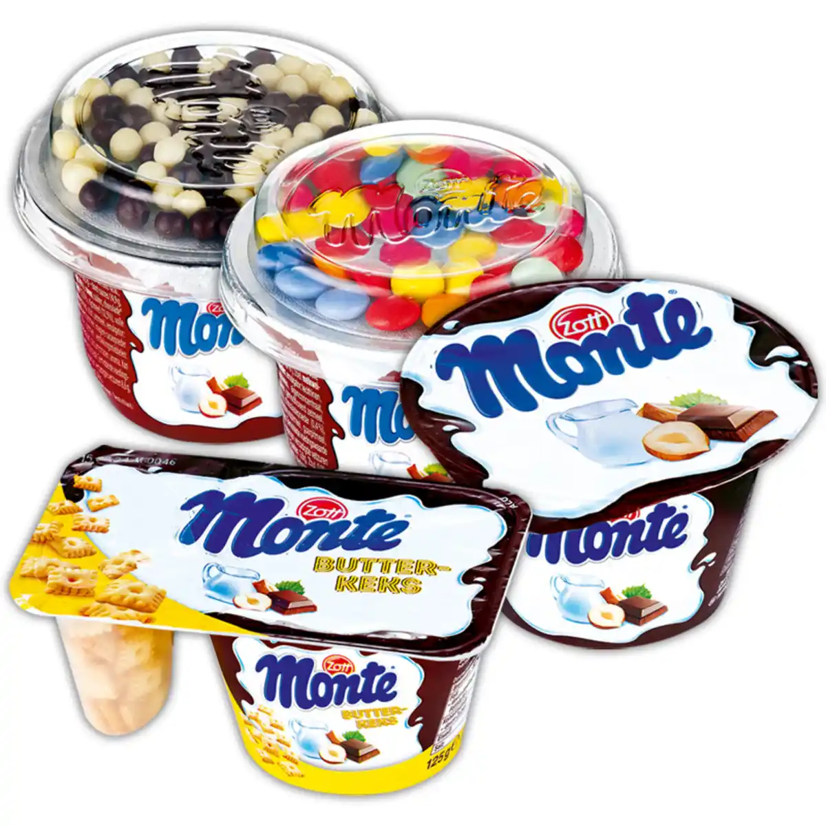 Bild 1 von Zott Monte Top Cup / Dessert Butterkeks & Crunchy / Dessert