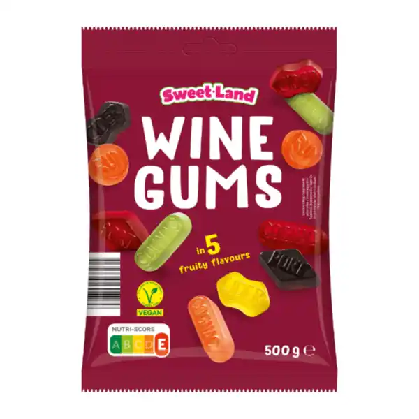 Bild 1 von SWEETLAND Wine Gums 500g