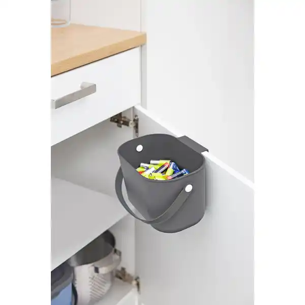 Bild 3 von Abfallsammler »ALBULA«, 3,2 Liter, Kunststoff, anthrazit