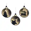 Bild 1 von Christbaumschmuck »Infinity«, 3-D Effekt, warmweiss, silber