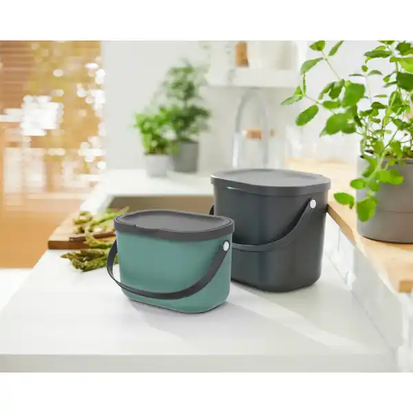 Bild 3 von Abfalleimer »ALBULA«, 3,2 l, Mistletoe green