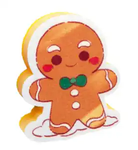 WH Schwamm 2erPack Weihnachtsmann/Lebkuchen