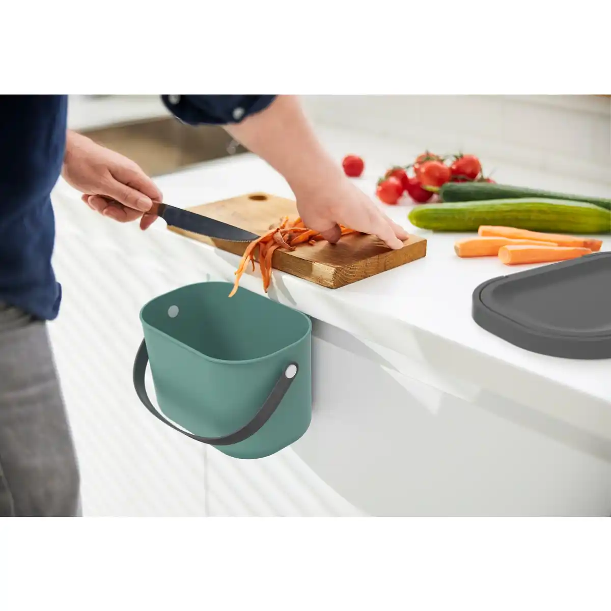 Bild 2 von Abfalleimer »ALBULA«, 3,2 l, Mistletoe green