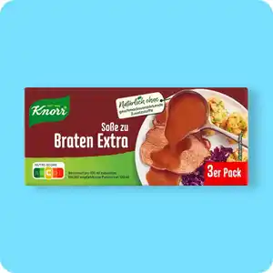KNORR®  Basissoße, Soße zu Braten extra oder Helle Soße