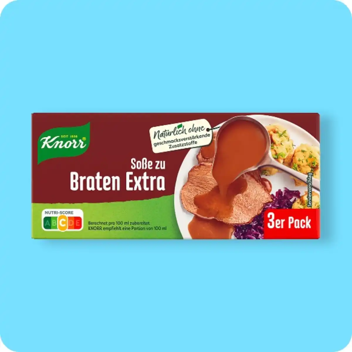 Bild 1 von KNORR®  Basissoße, Soße zu Braten extra oder Helle Soße