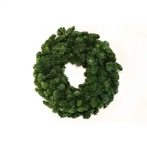 Adventskranz, 35 cm, ungarniert, halbrund gebunden