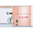 Bild 4 von Laser-Entfernungsmesser »DistanceCheck 25«, batteriebetrieben, grau/orange