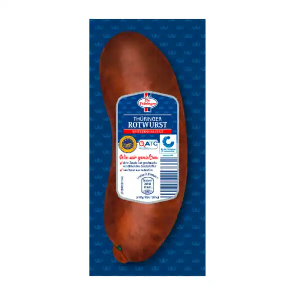 Bild 3 von DIE THÜRINGER Thüringer Leber- / Rotwurst 250g