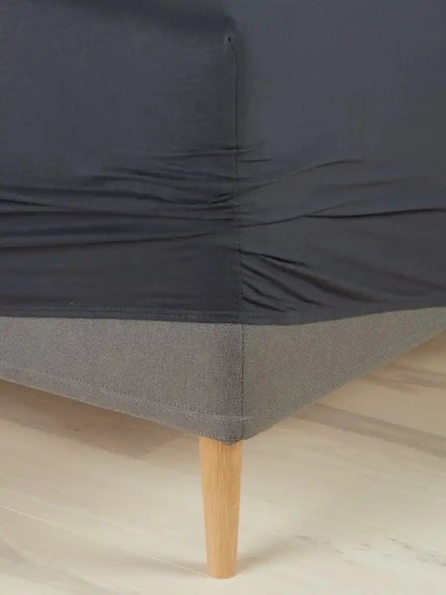 Bild 1 von Jersey-Spannbettlaken JENNY 90x200x35cm anthrazit