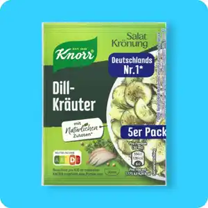 KNORR®  Salatkrönung, Dill-Kräuter oder Paprika-Kräuter