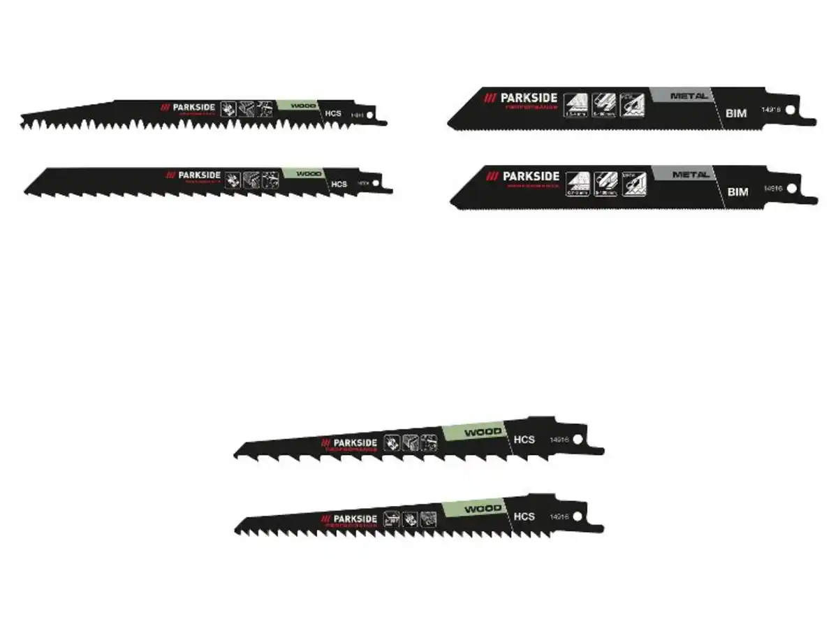 Bild 1 von PARKSIDE PERFORMANCE® Säbelsägeblatt-Set »PFSZP 3 A1«, 2 Stück
