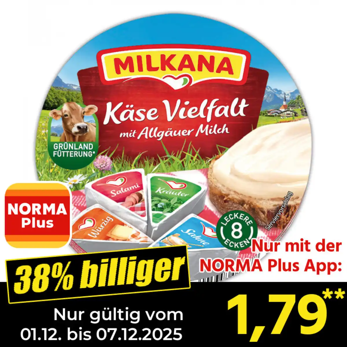 Bild 1 von Milkana Schmelzkäse