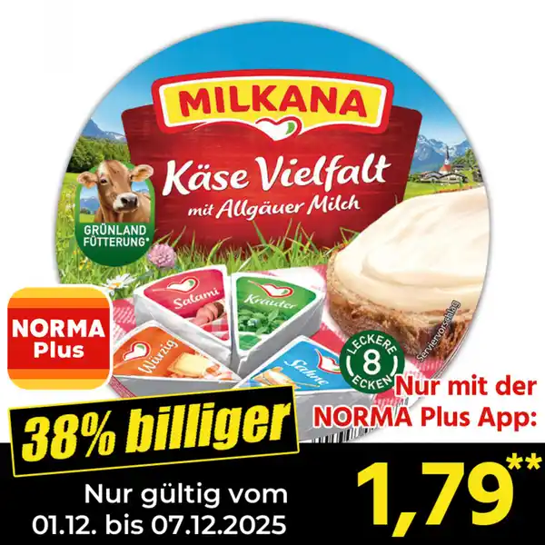 Bild 1 von Milkana Schmelzkäse