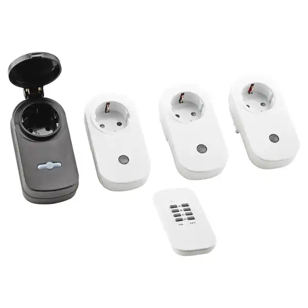 Bild 1 von toom Funksteckdosenadapter-Set 5-teilig
