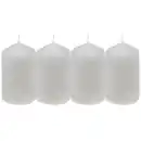 Bild 1 von Stumpenkerze, weiß, 4 Stück