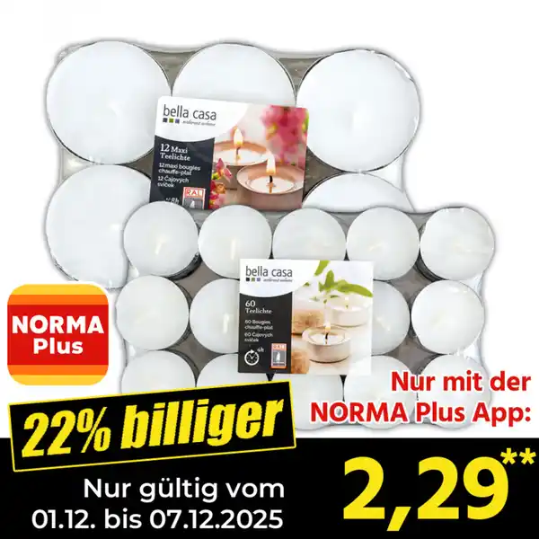 Bild 1 von Bella Casa Teelichte