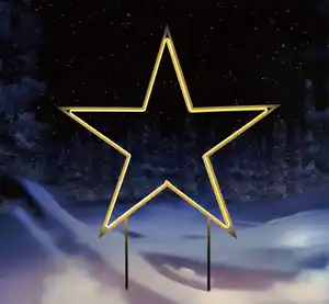 TrendLine LED Stecker Stern Ø 90 x 102 cm warmweiß